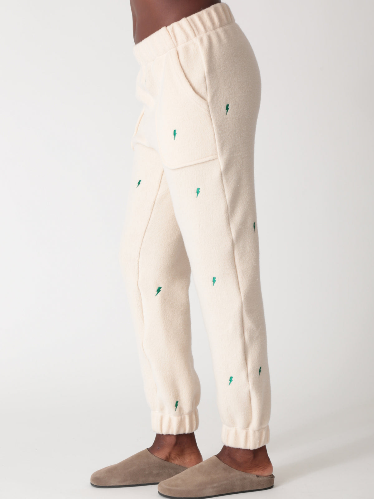 Hayden Sherpa Sweatpant - Lightning Bolt