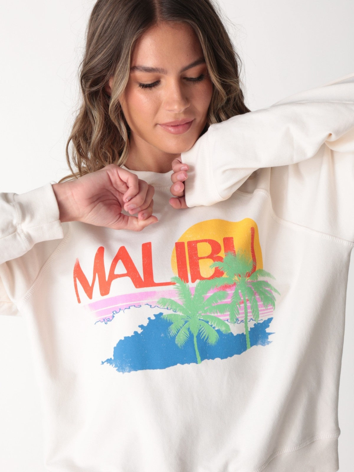 Ronan Pullover - Malibu Graphic