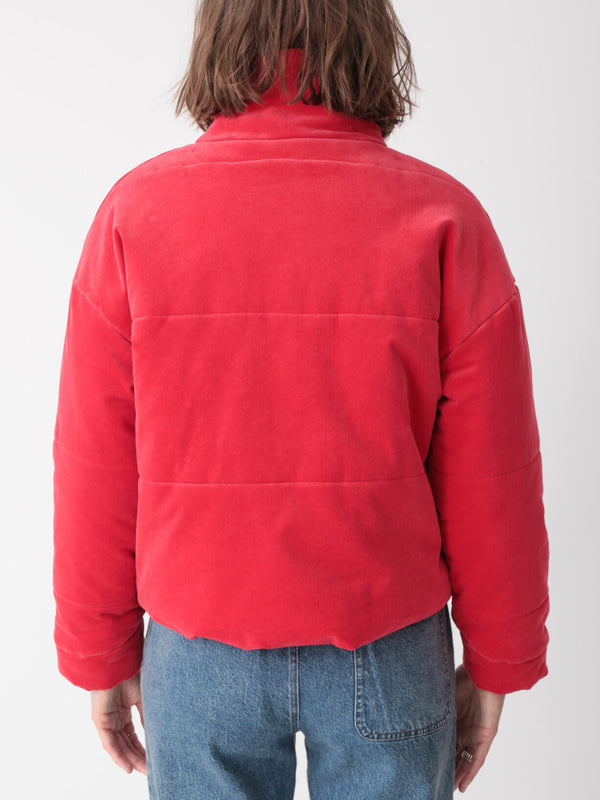 Puffer Jacket - Chili Corduroy