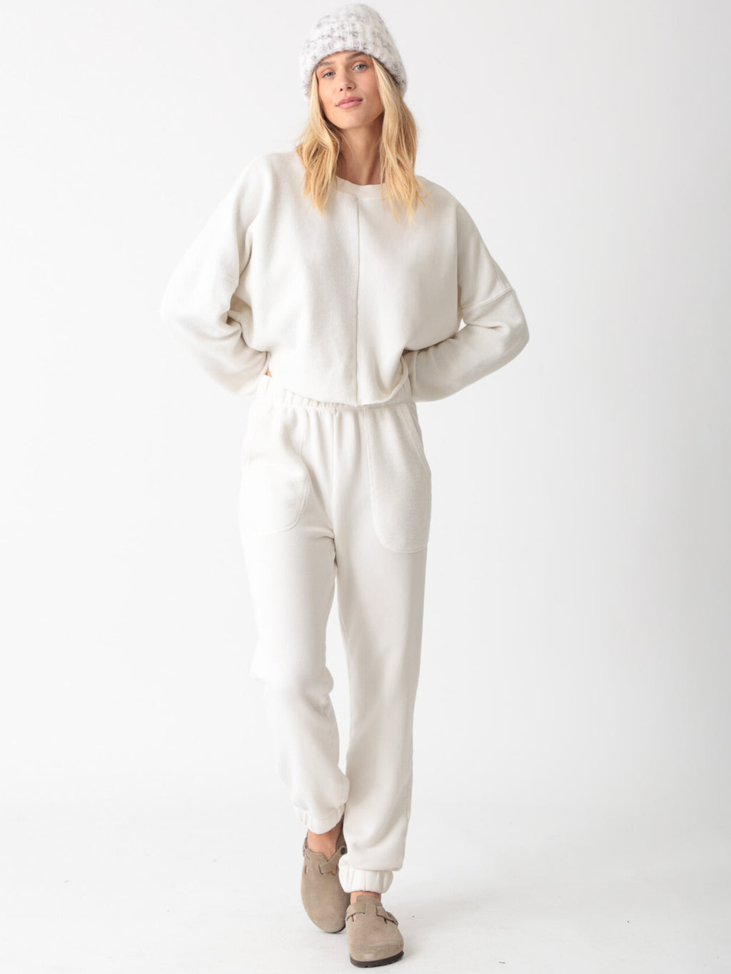 Tai Sherpa Sweatshirt - Ivory