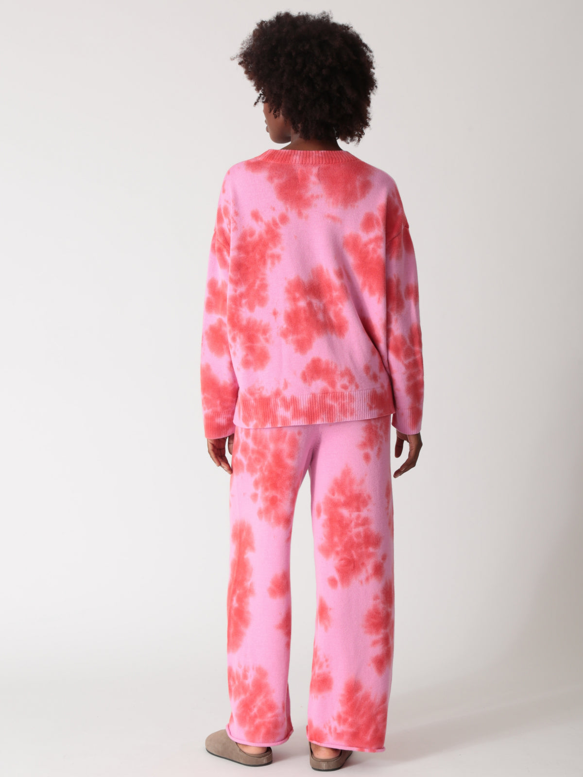 Everyday Cardigan - Peony Splatter