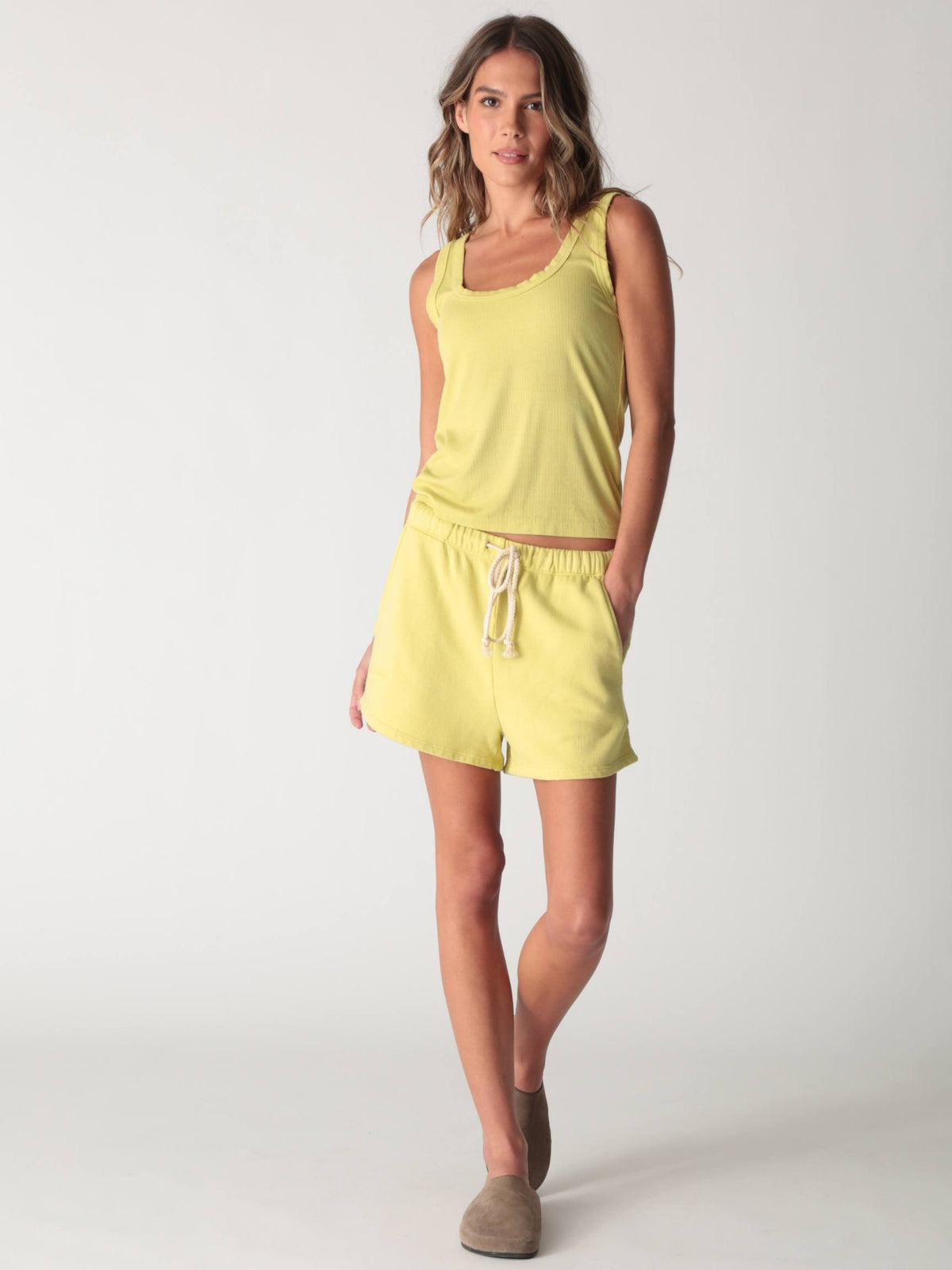 Paula Tank - Chartreuse