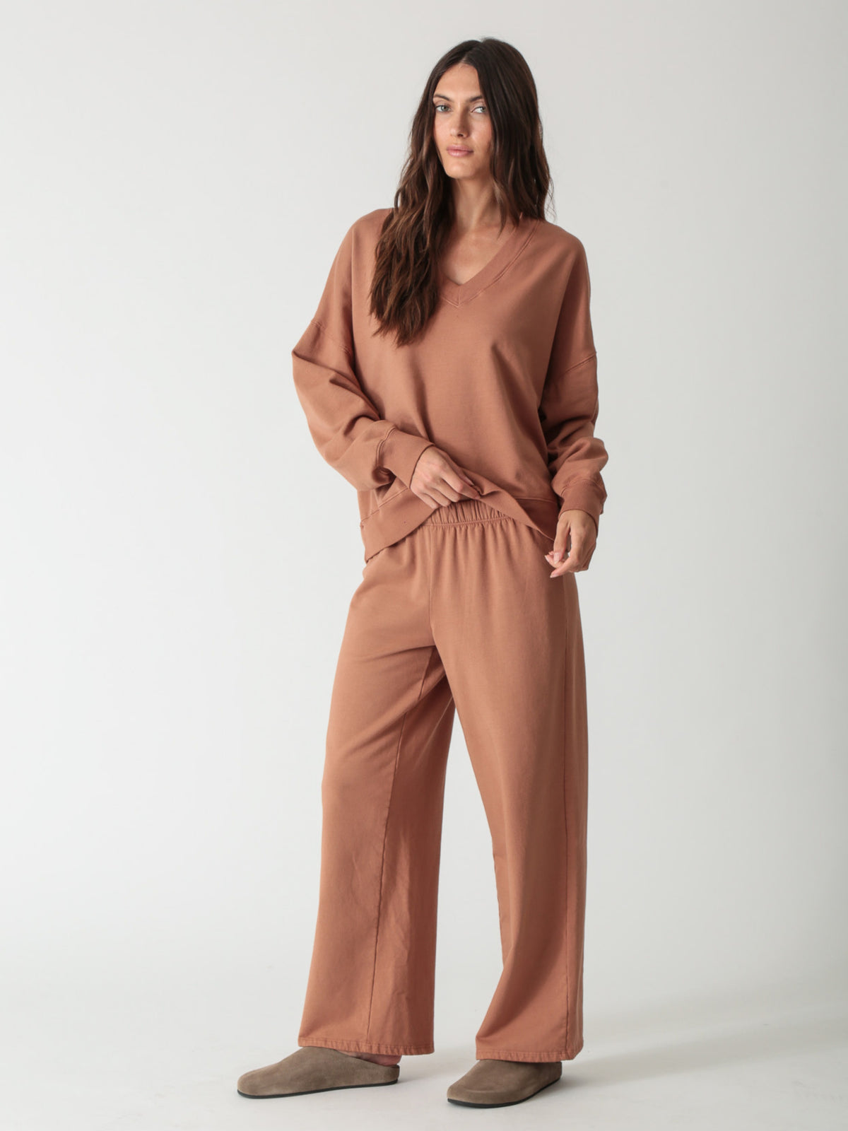 Ava Sweatshirt - Chestnut