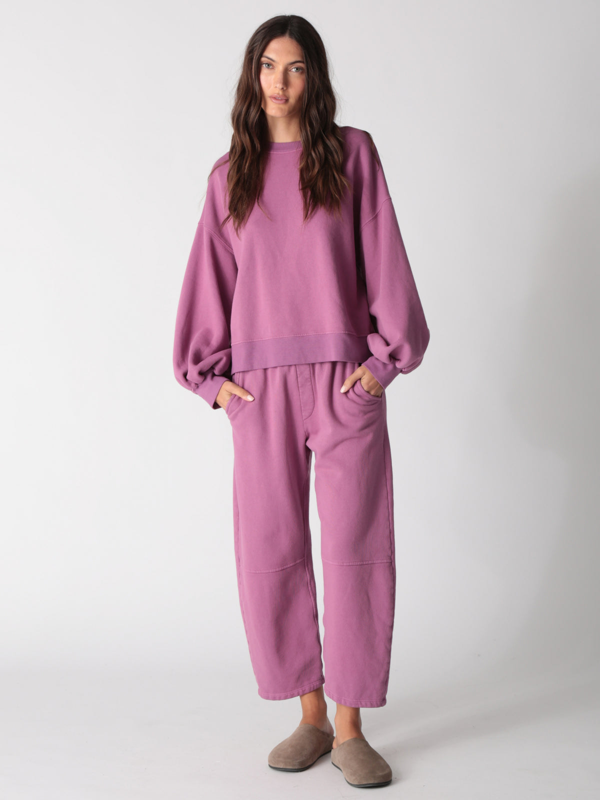 Barrel Sweatpant - Plum