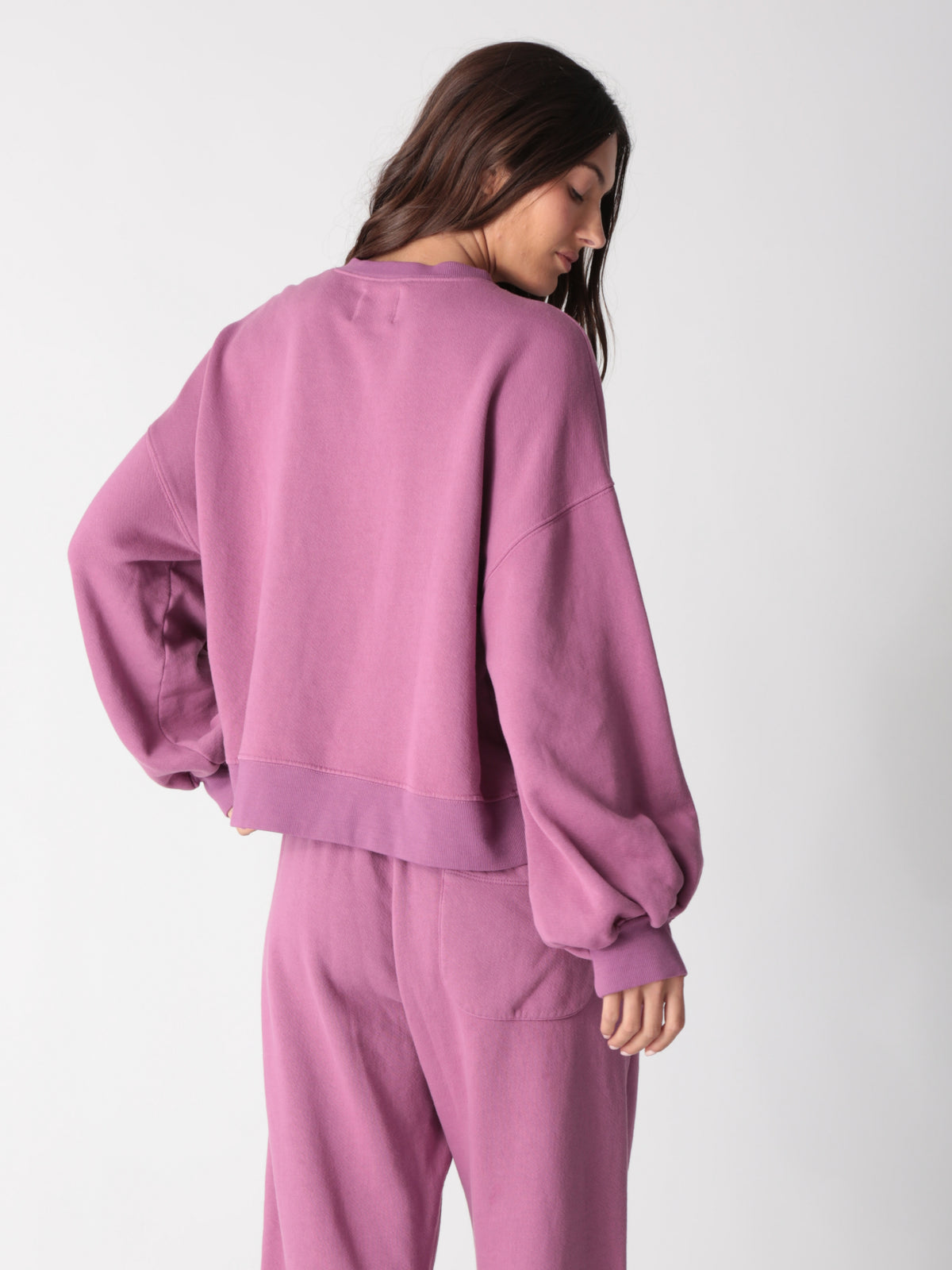 Balloon Sweatshirt - Plum