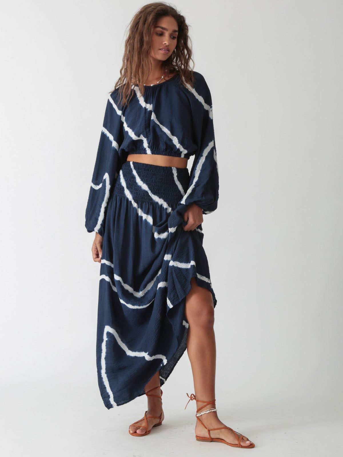 Abigail Top - Indigo Wave