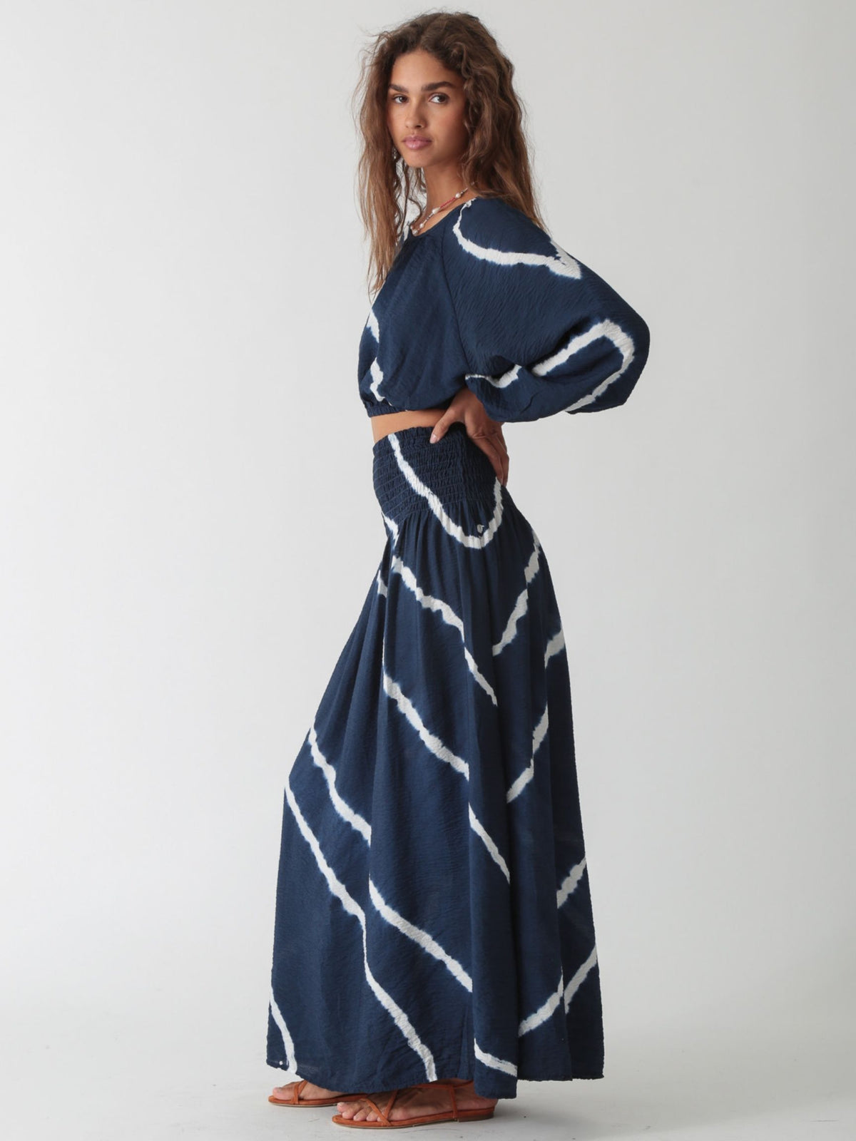 Abigail Top - Indigo Wave