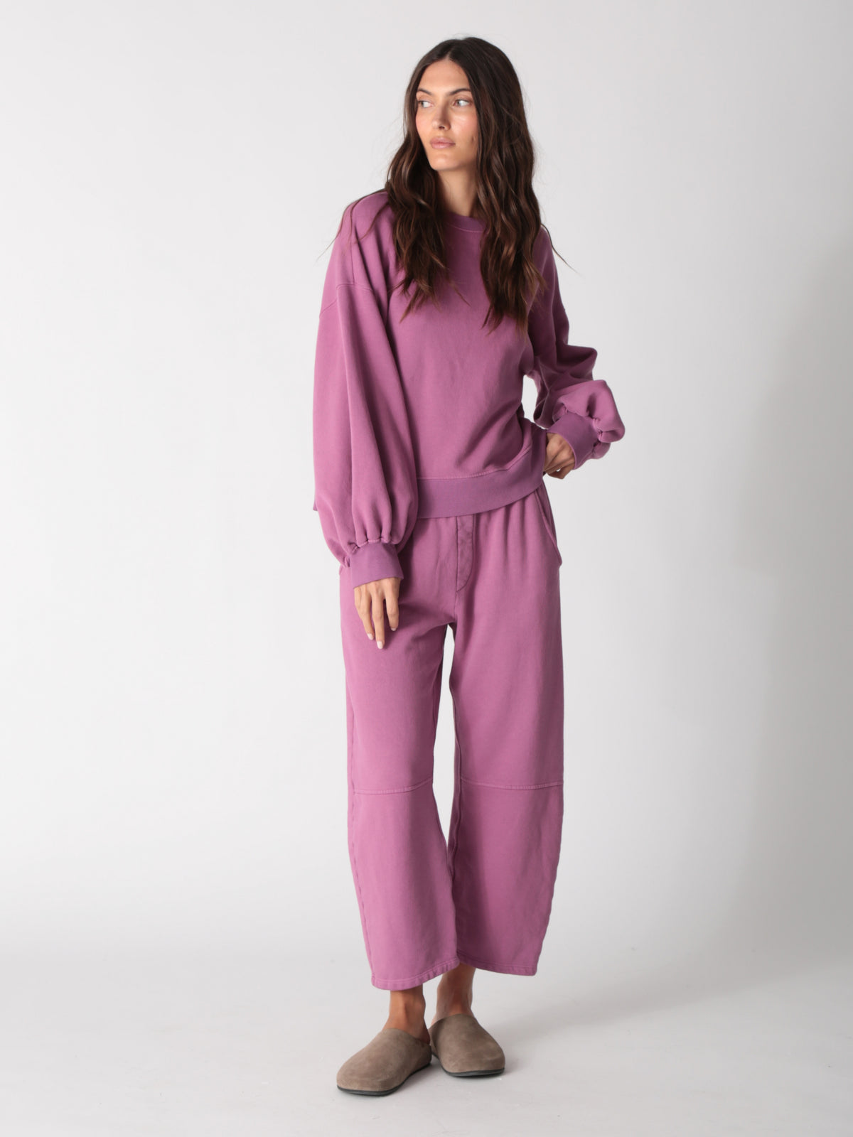 Balloon Sweatshirt - Plum