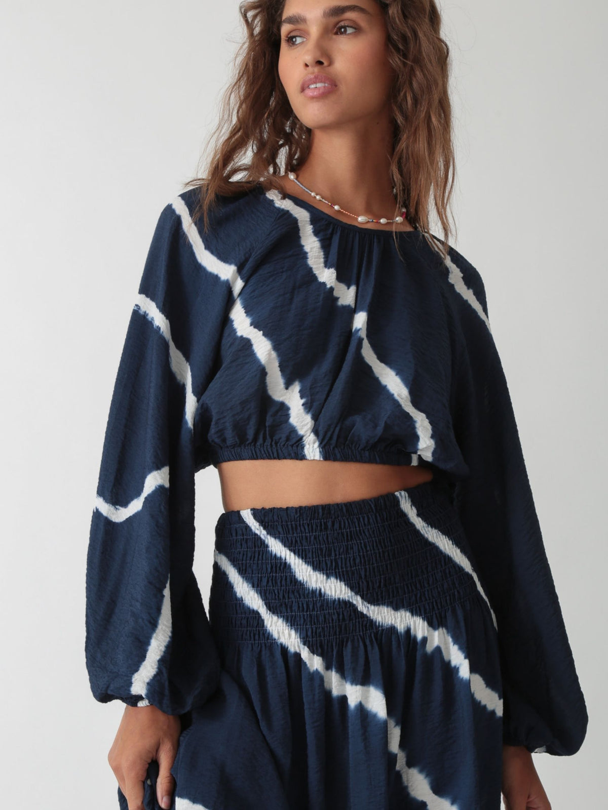 Abigail Top - Indigo Wave