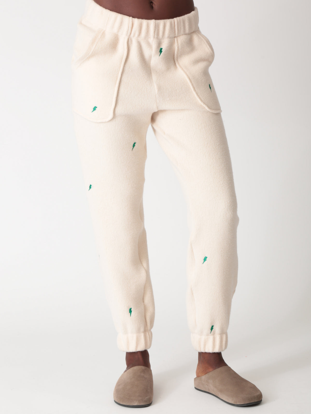 Hayden Sherpa Sweatpant - Lightning Bolt