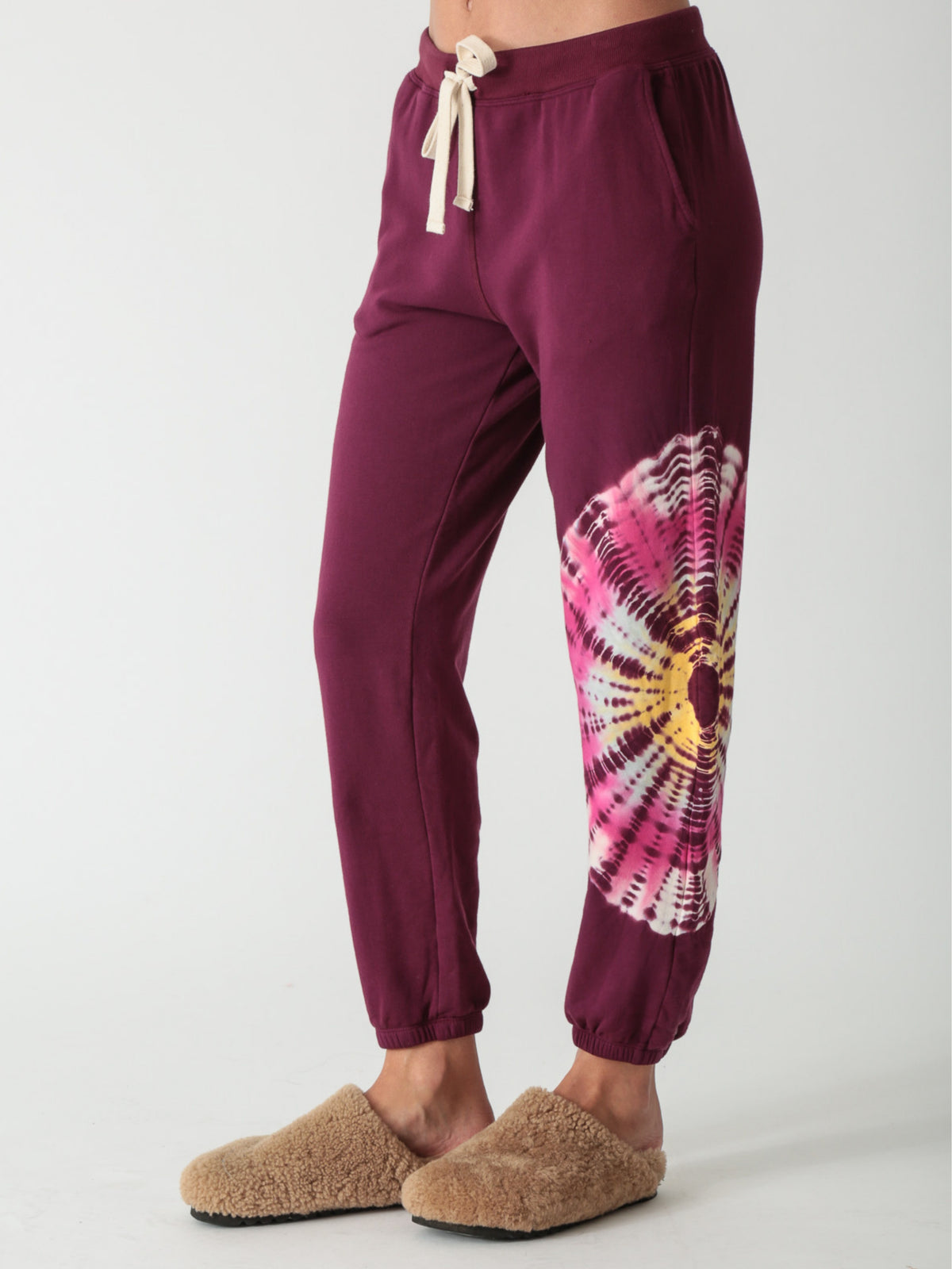 Classic Jogger - Burgundy Spiral