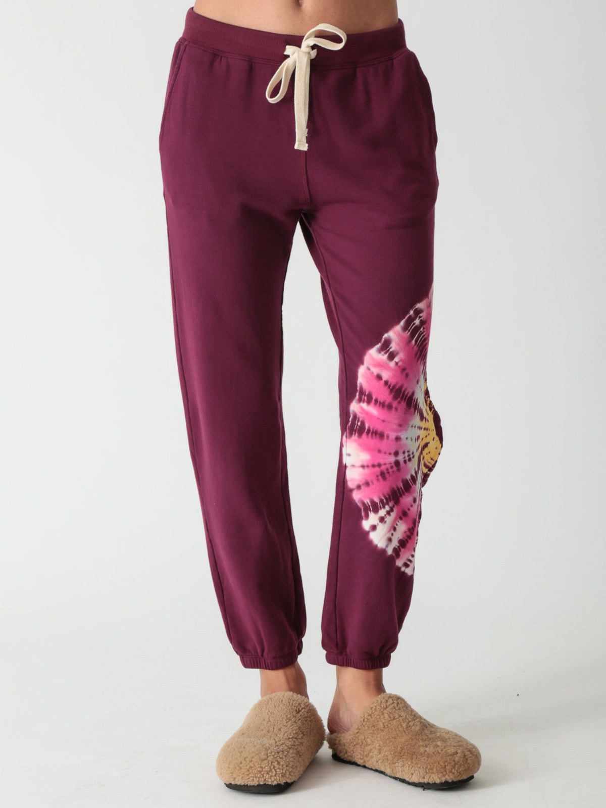 Classic Jogger - Burgundy Spiral