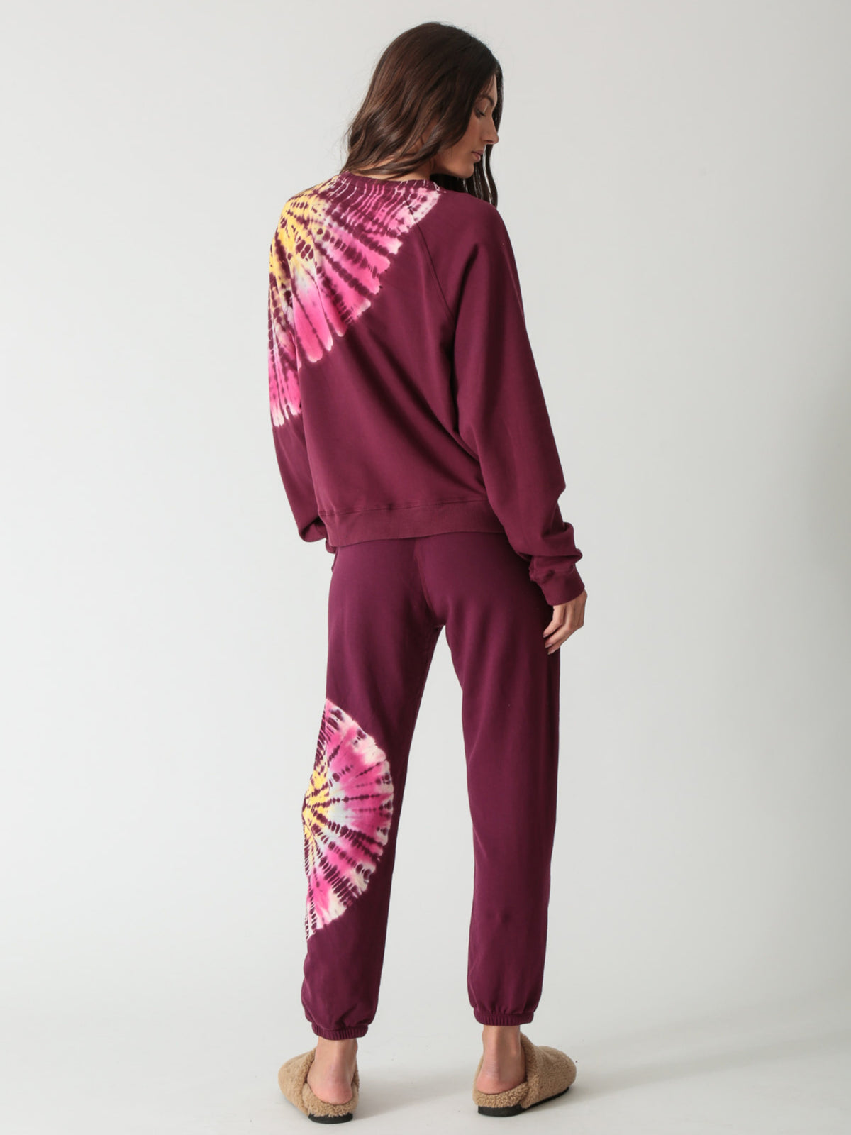 Ronan Pullover - Burgundy Spiral