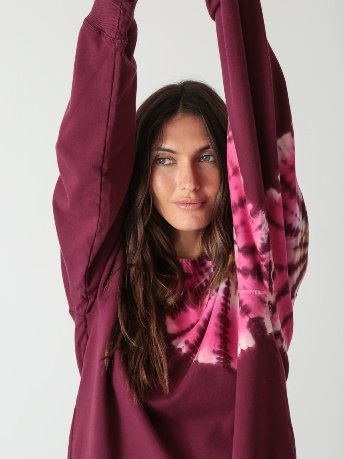 Ronan Pullover - Burgundy Spiral