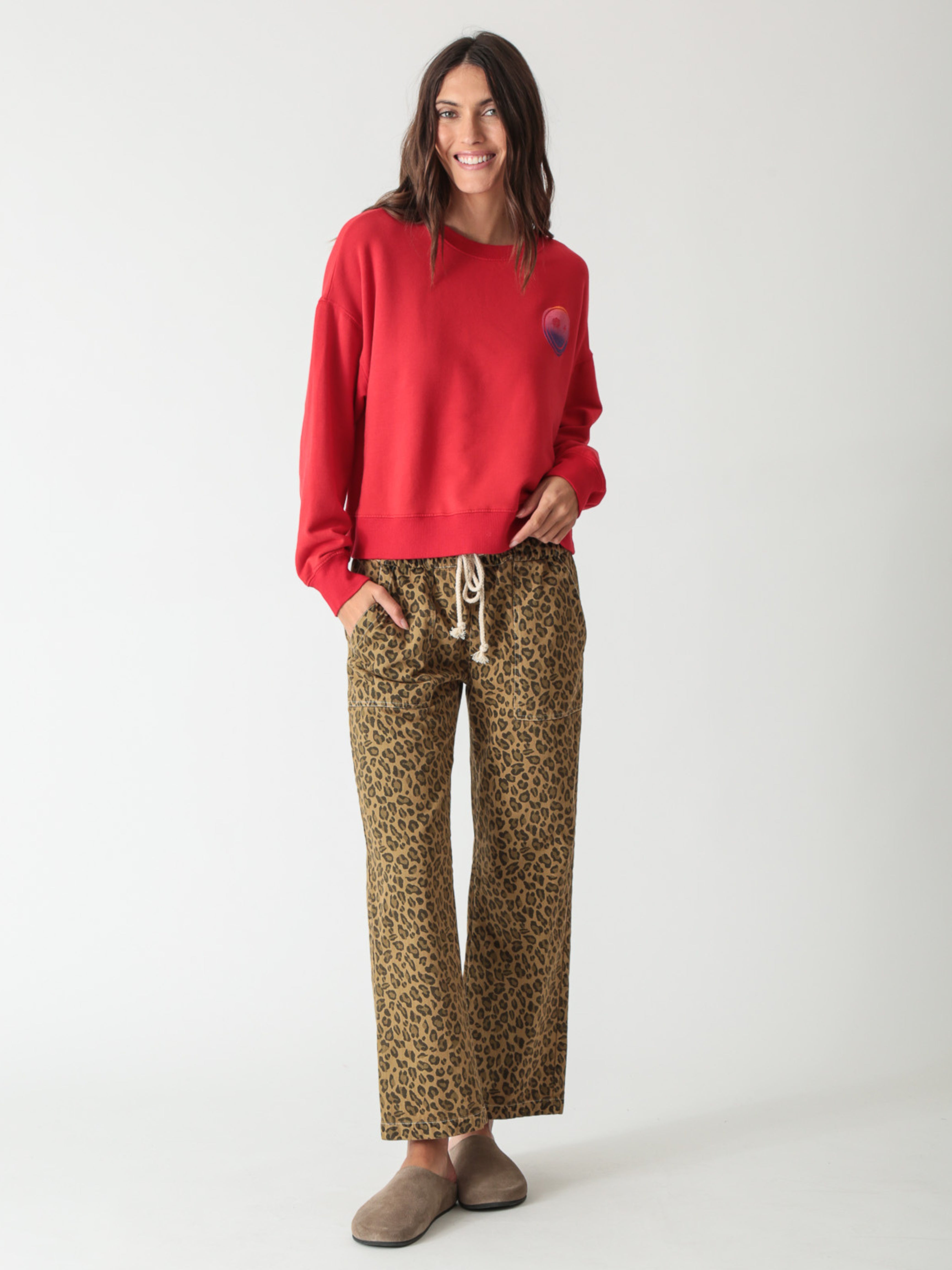Women's Easy Pant - Leopard Print | Electric & Rose – Electric