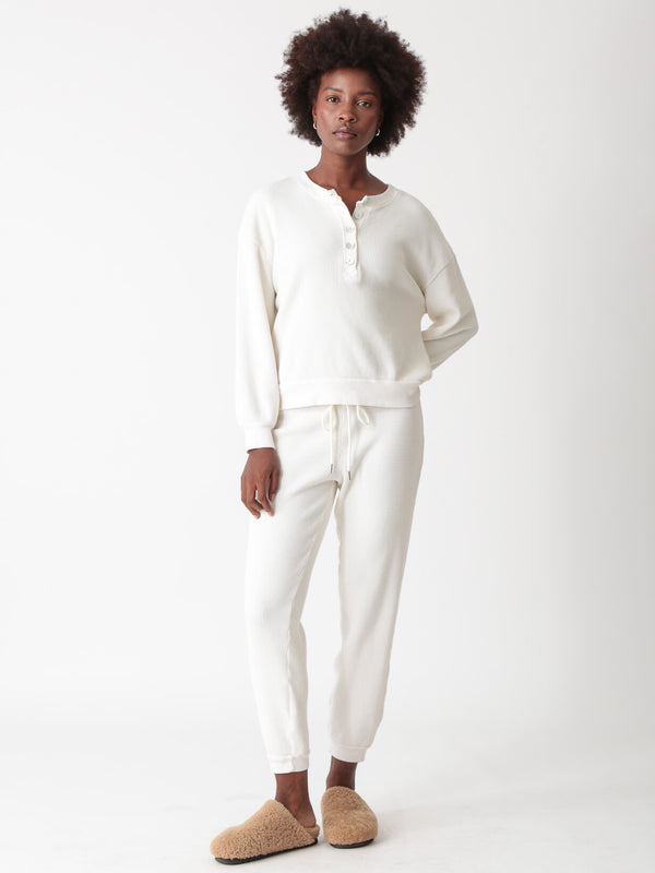 Kiley Thermal Sweatshirt - Ivory