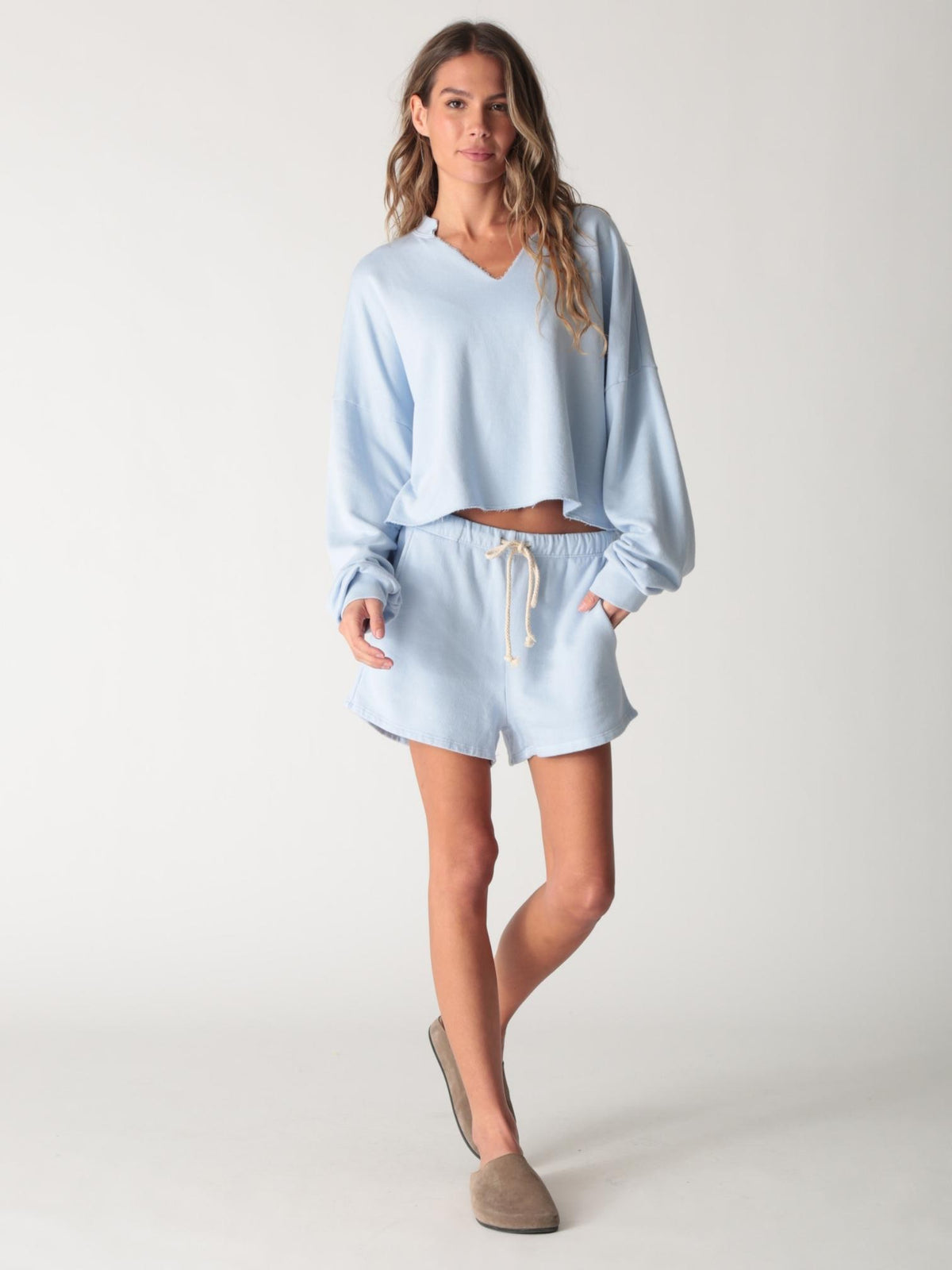 Raven Sweatshirt - Ice Blue