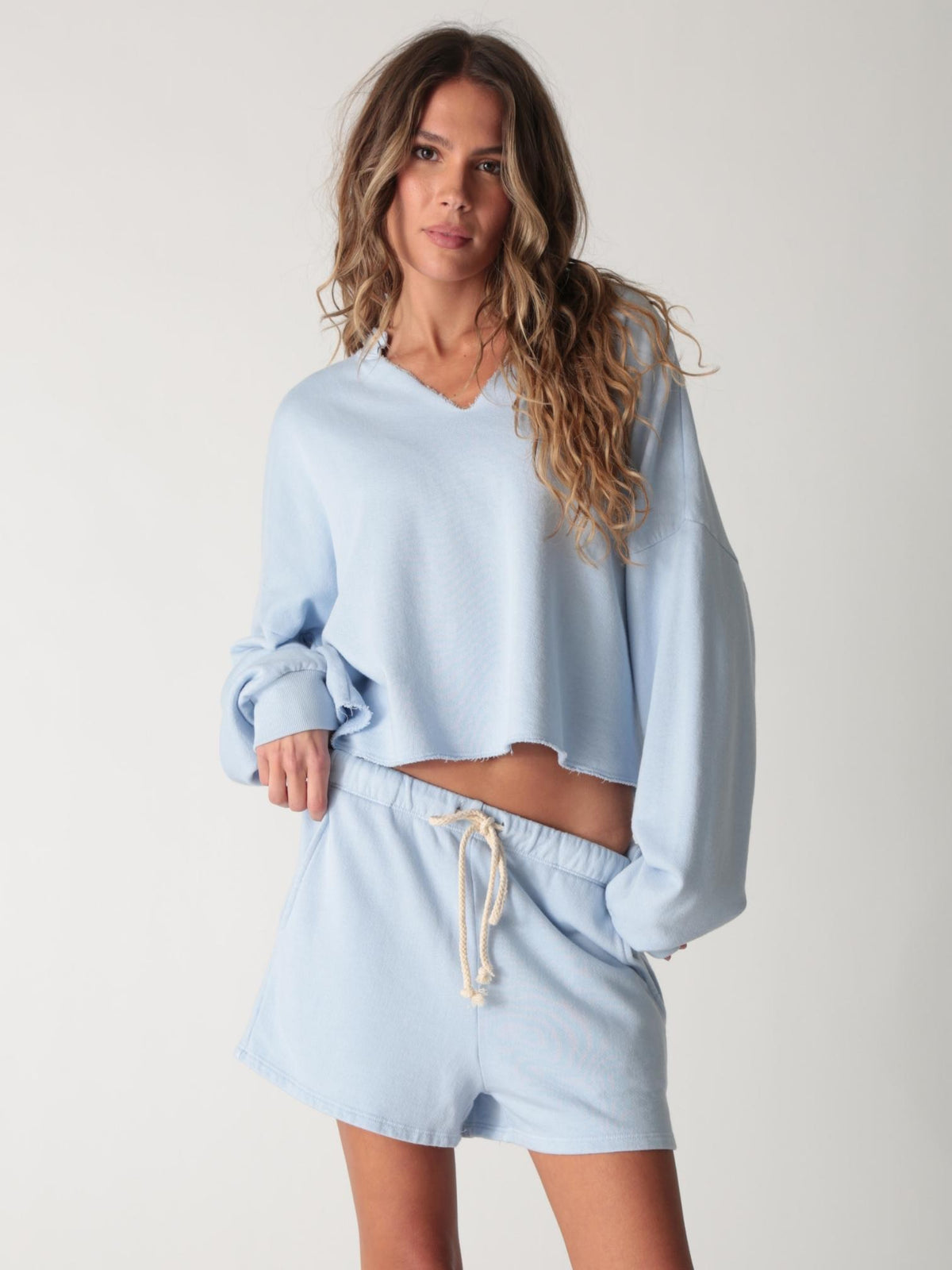 Raven Sweatshirt - Ice Blue