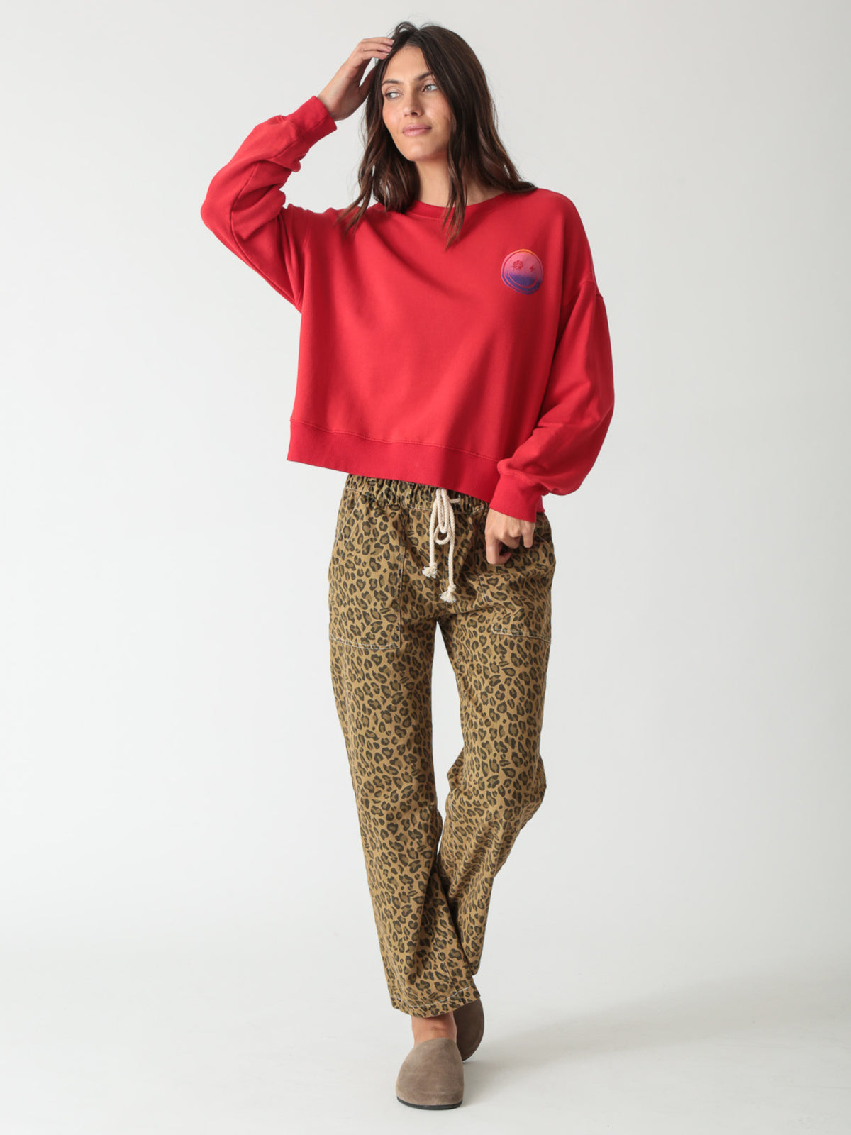 Classic Sweatshirt - Scarlet Smiley