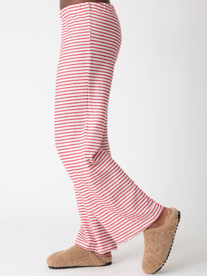 Wylie Pant - Ivory / Chili Stripe