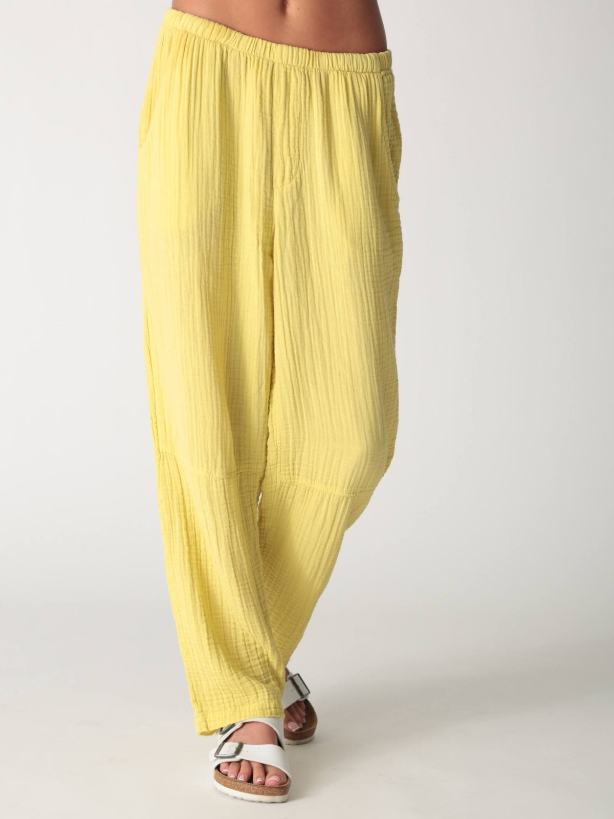 Kickback Gauze Pant - Chartreuse