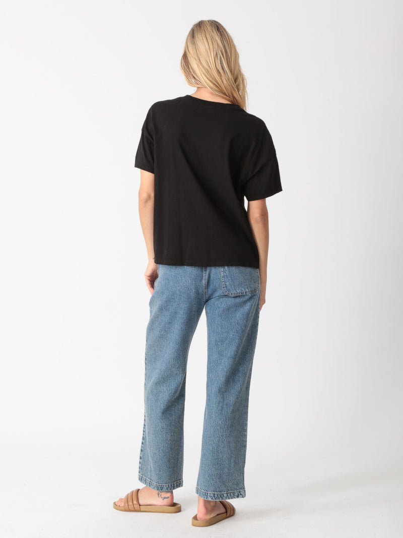 Chase V-Neck Tee - Onyx