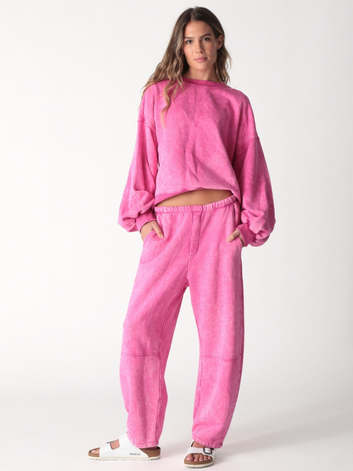 Barrel Sweatpant - Acid Magenta