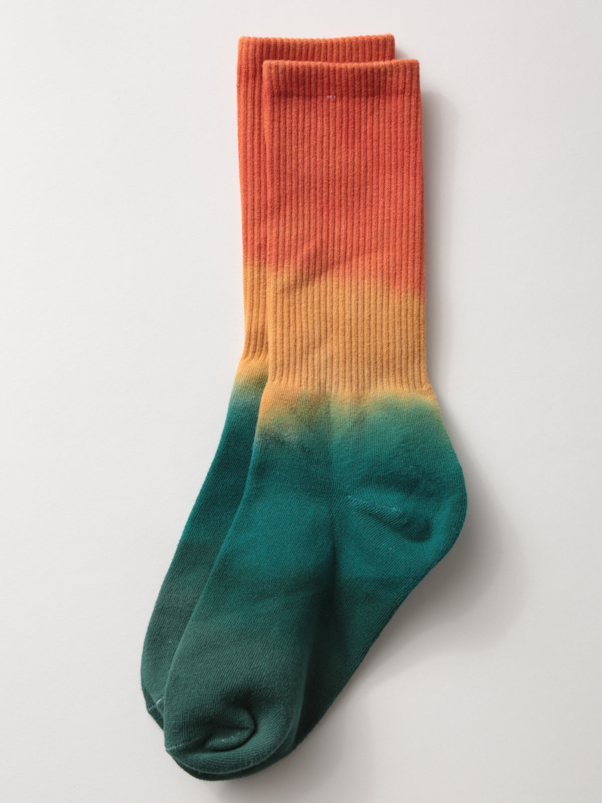 Tie Dye Socks - Rust Ombre