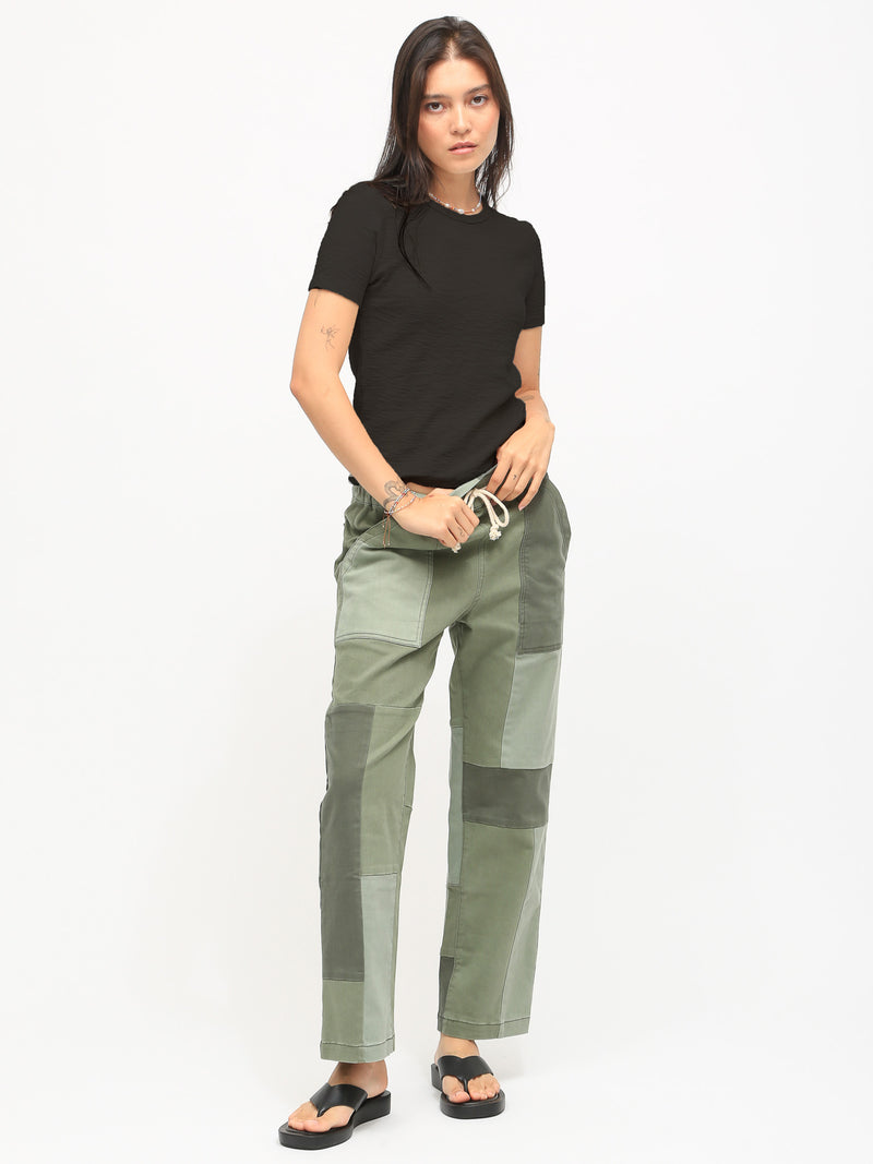 Easy Pant - Patchwork Olive