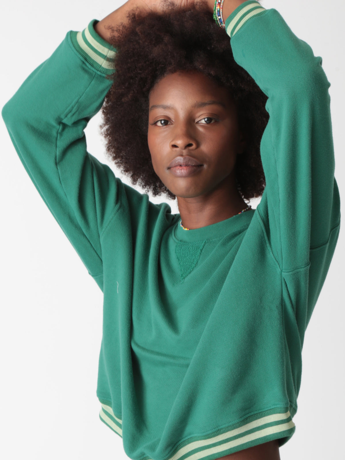 Mimi Sweatshirt - Ivy / Mimosa