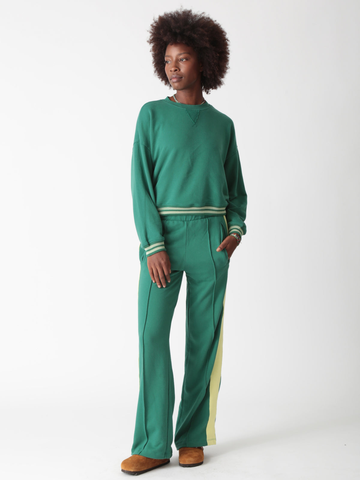 Mimi Sweatshirt - Ivy / Mimosa