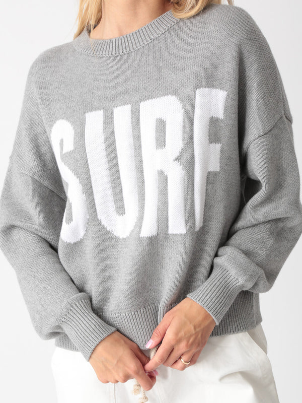 Surf Sweater - Heather Grey