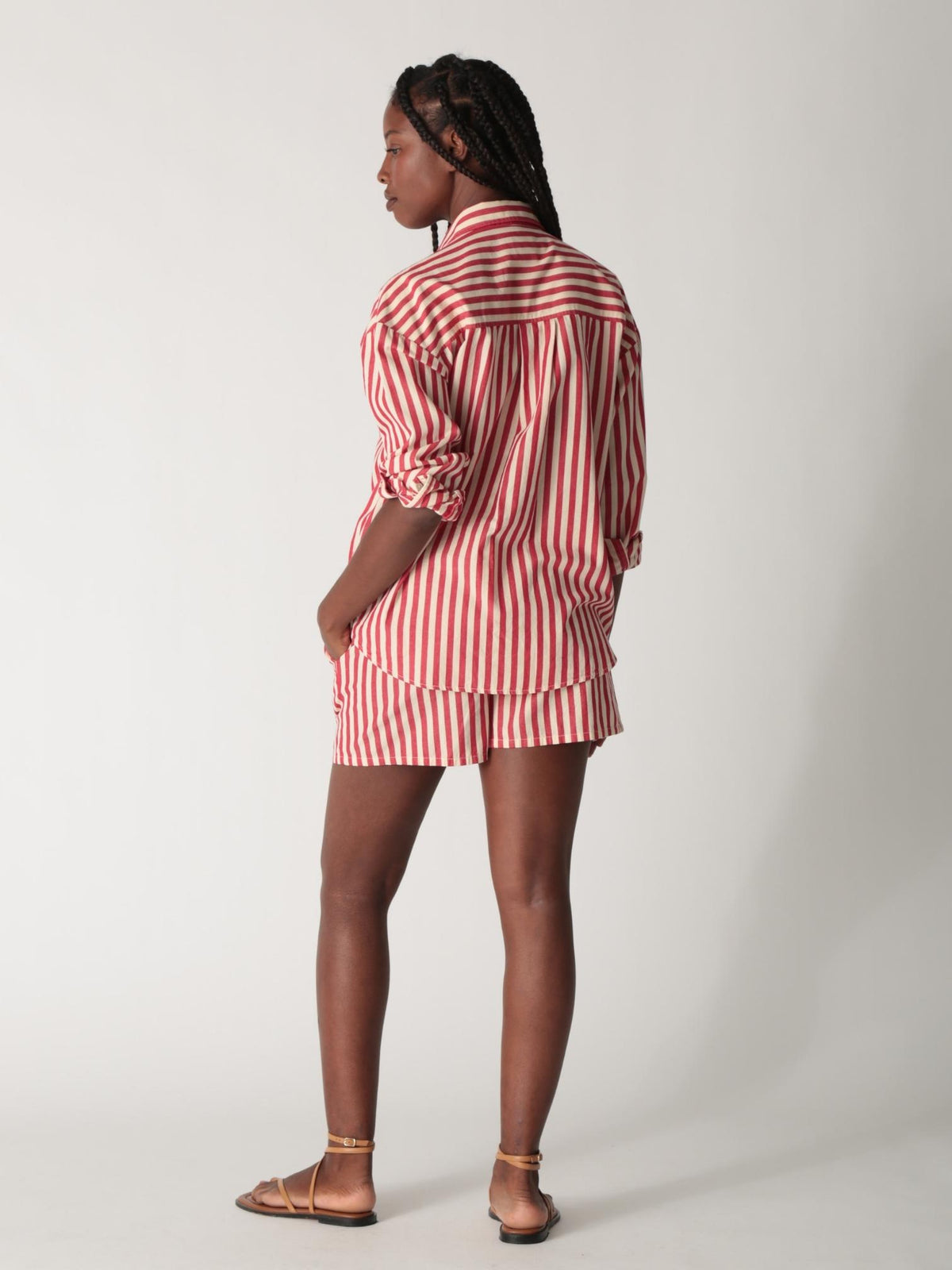 Rylee Short - Cherry Stripe