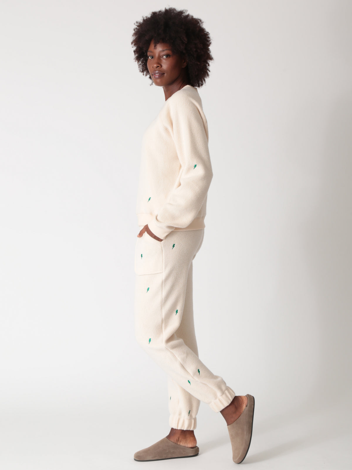 Ronan Sherpa Pullover - Lightning Bolt