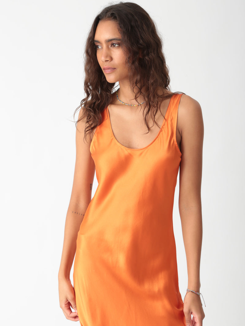 Ally Dress - Tangerine