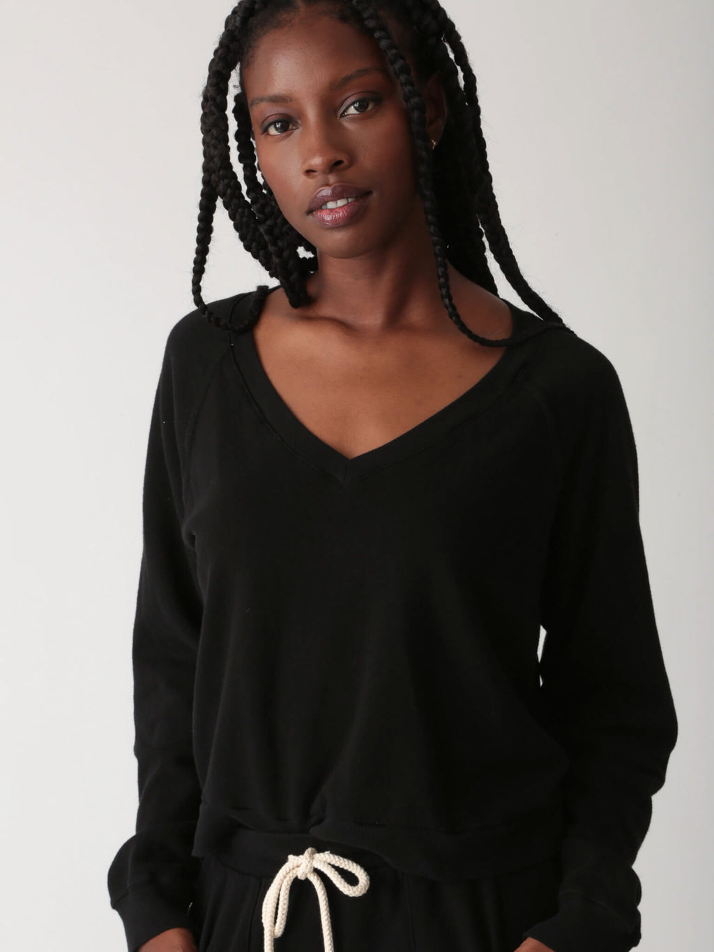 Andie Terry Pullover - Onyx