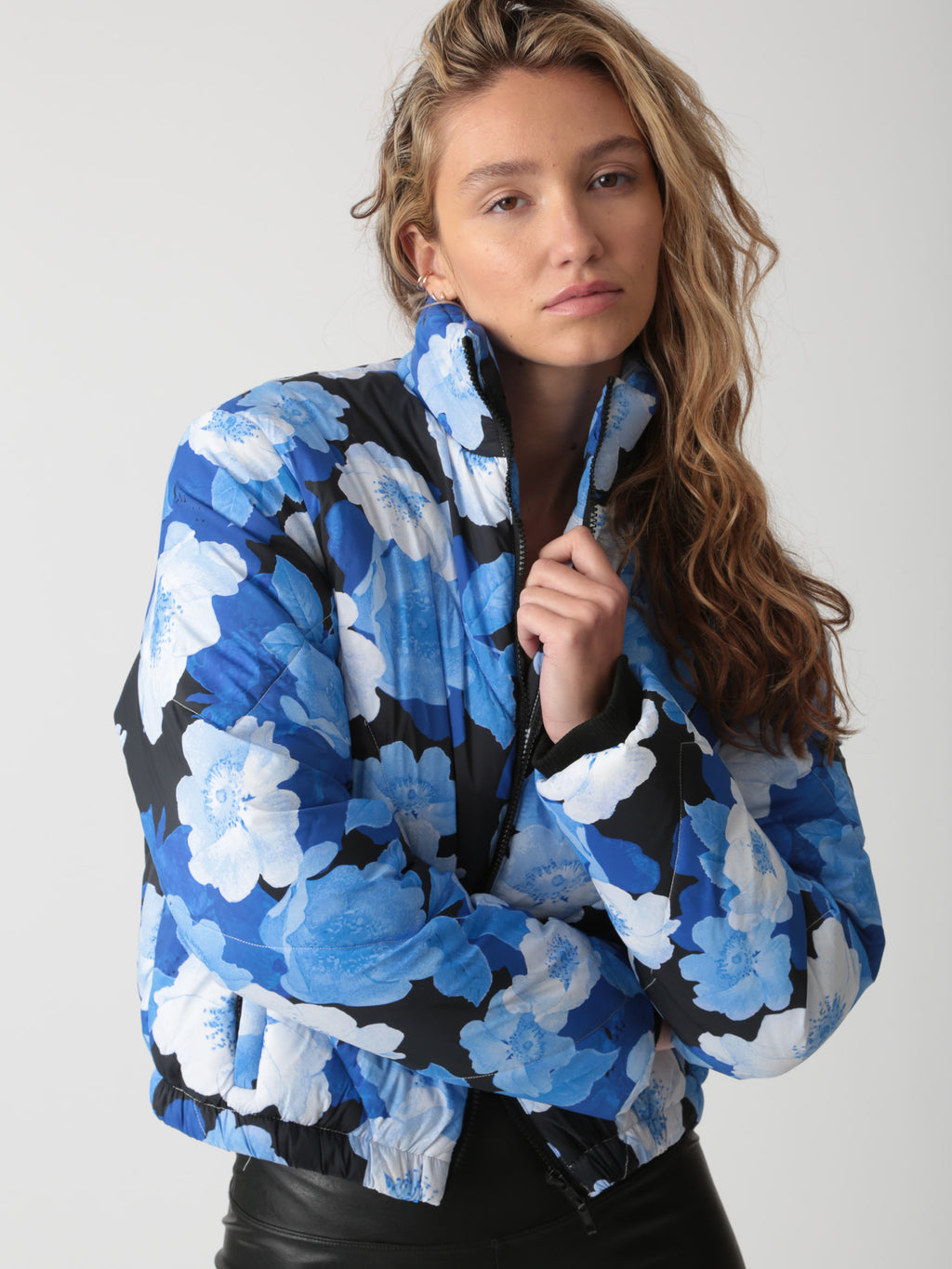Easton Puffer Jacket - Ice Floral