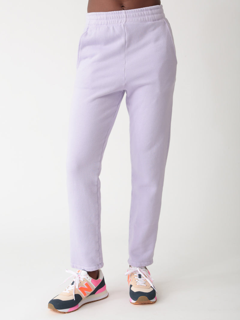 Elin Retro Fleece Pant - Lavender