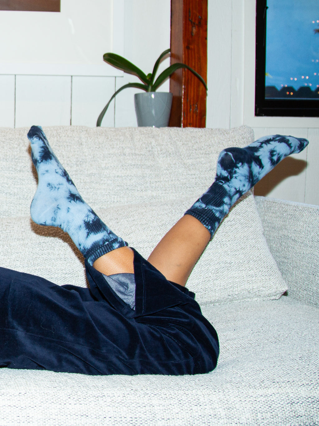 Time-To-Live Sock - Indigo