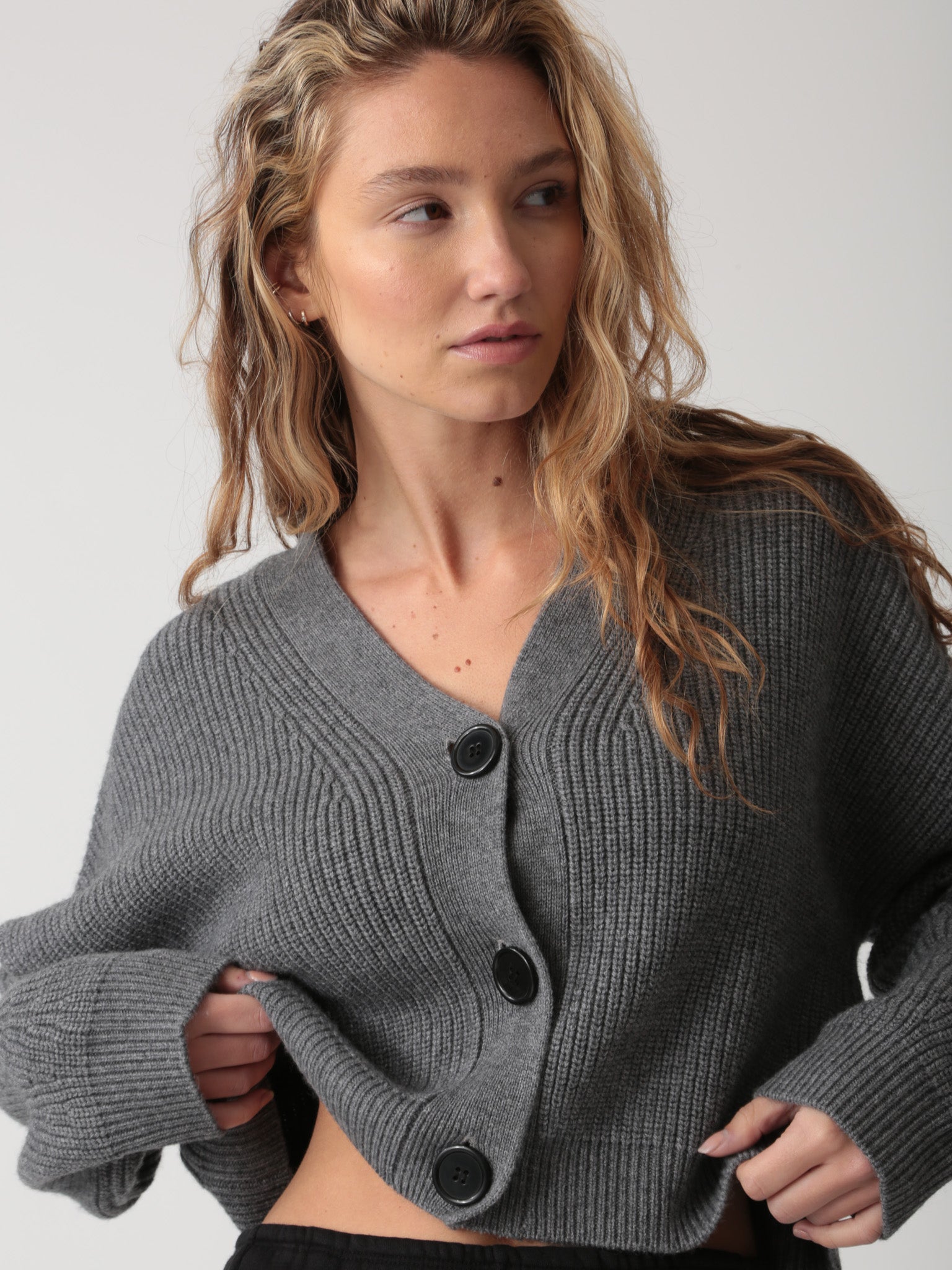 Katie Sweater Heather Grey – Electric & Rose Clothing