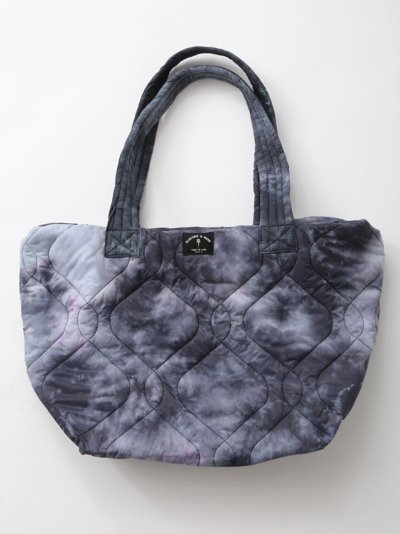 Quilted Tote - Onyx / Lilac