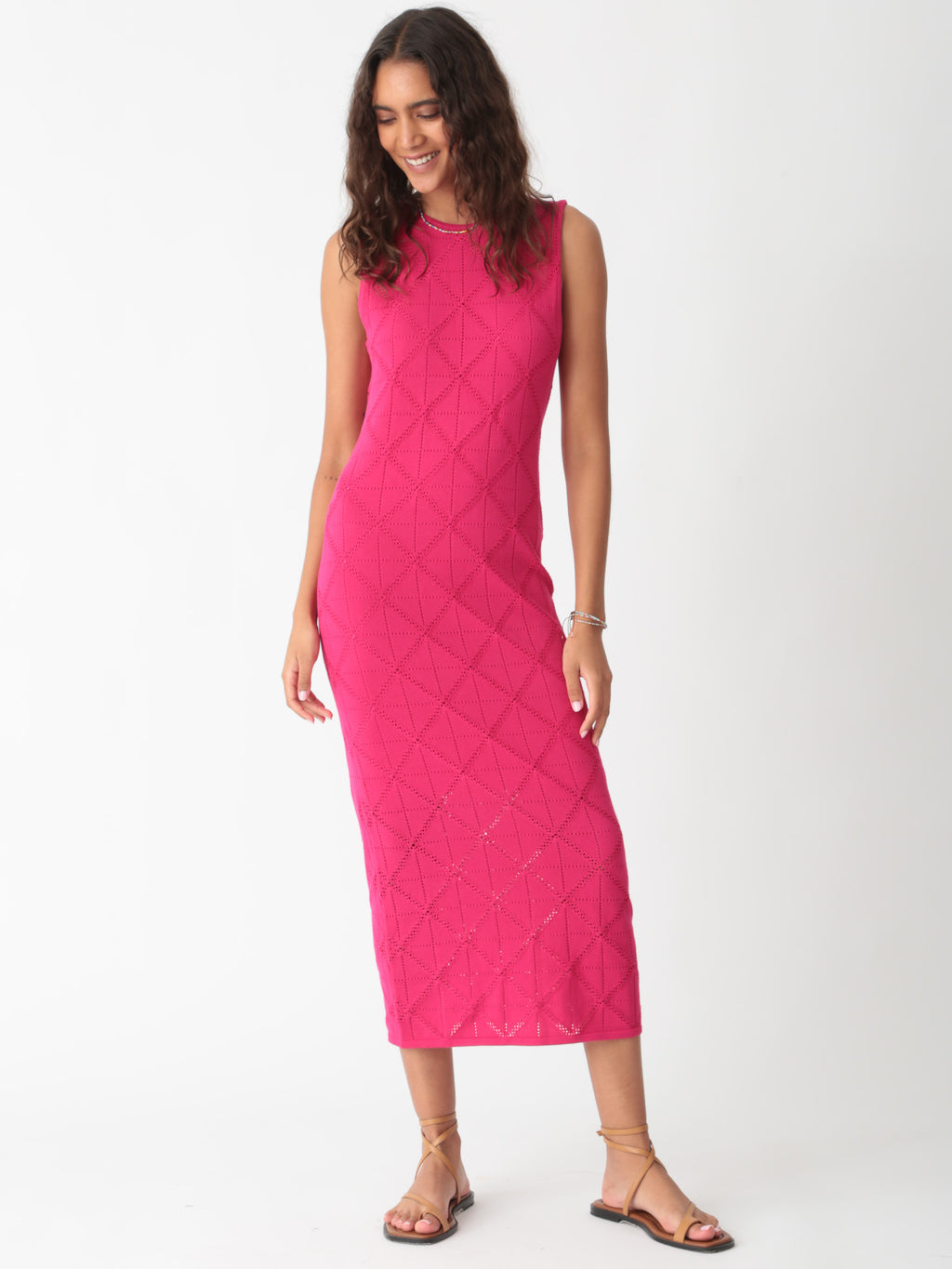 Rhonda knit Dress - Raspberry
