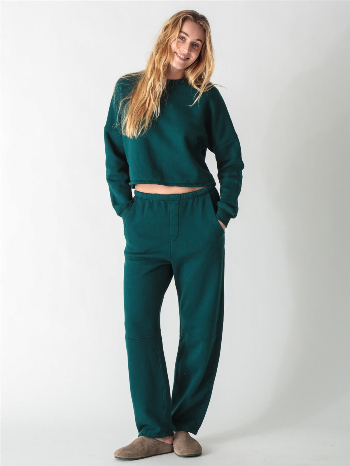 Barrel Sweatpant - Pine Green