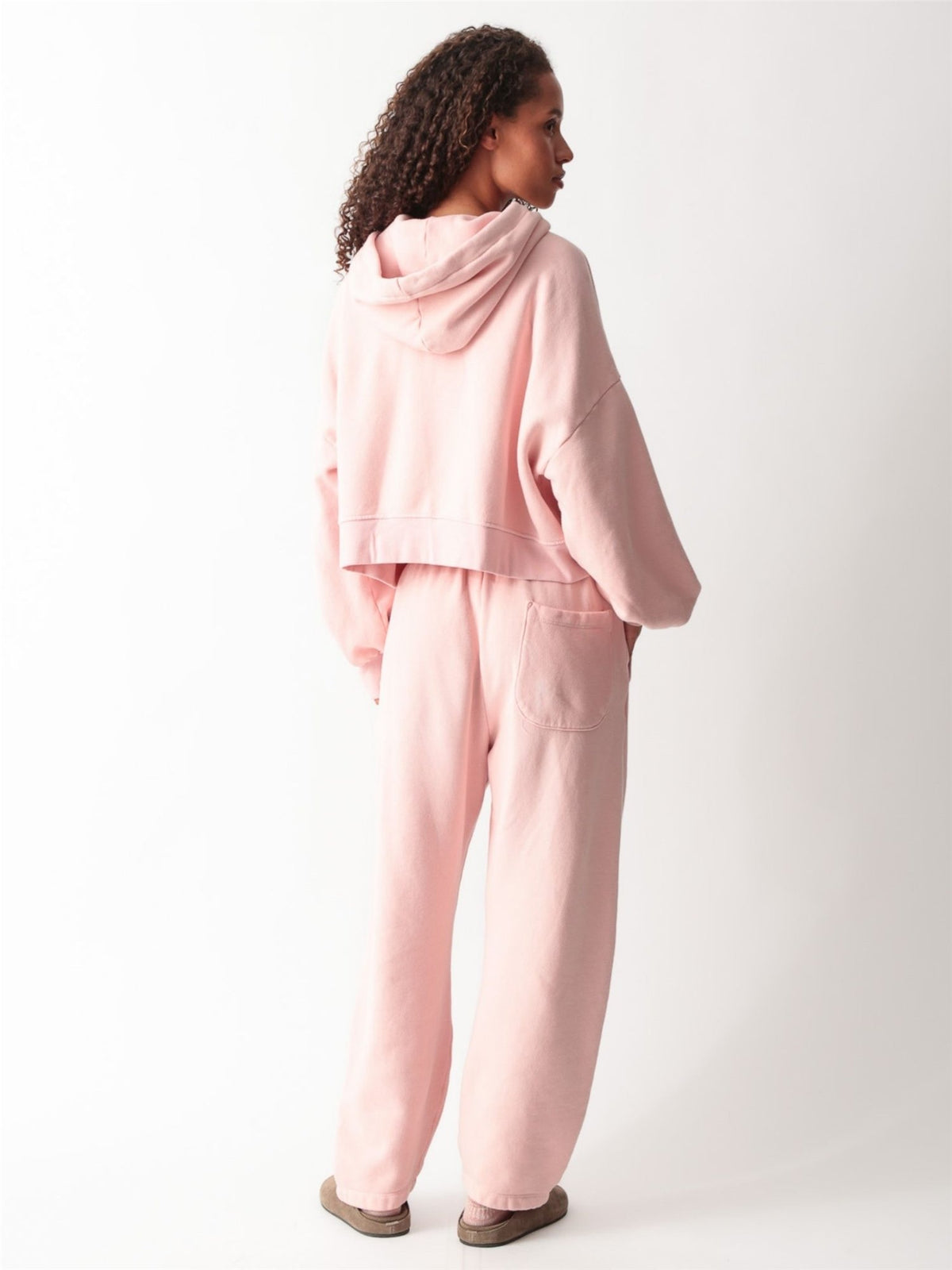 Barrel Sweatpant - Apricot Pink