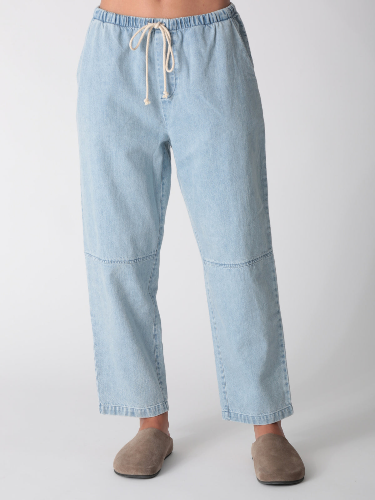 Laid Back Pant - Light Denim