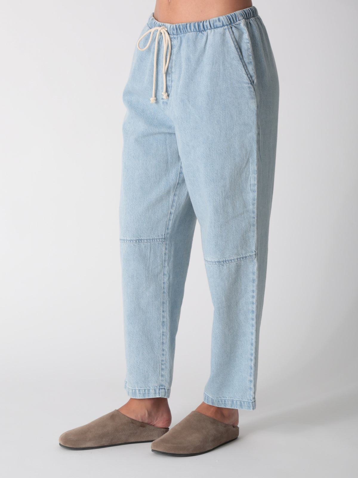 Laid Back Pant - Light Denim