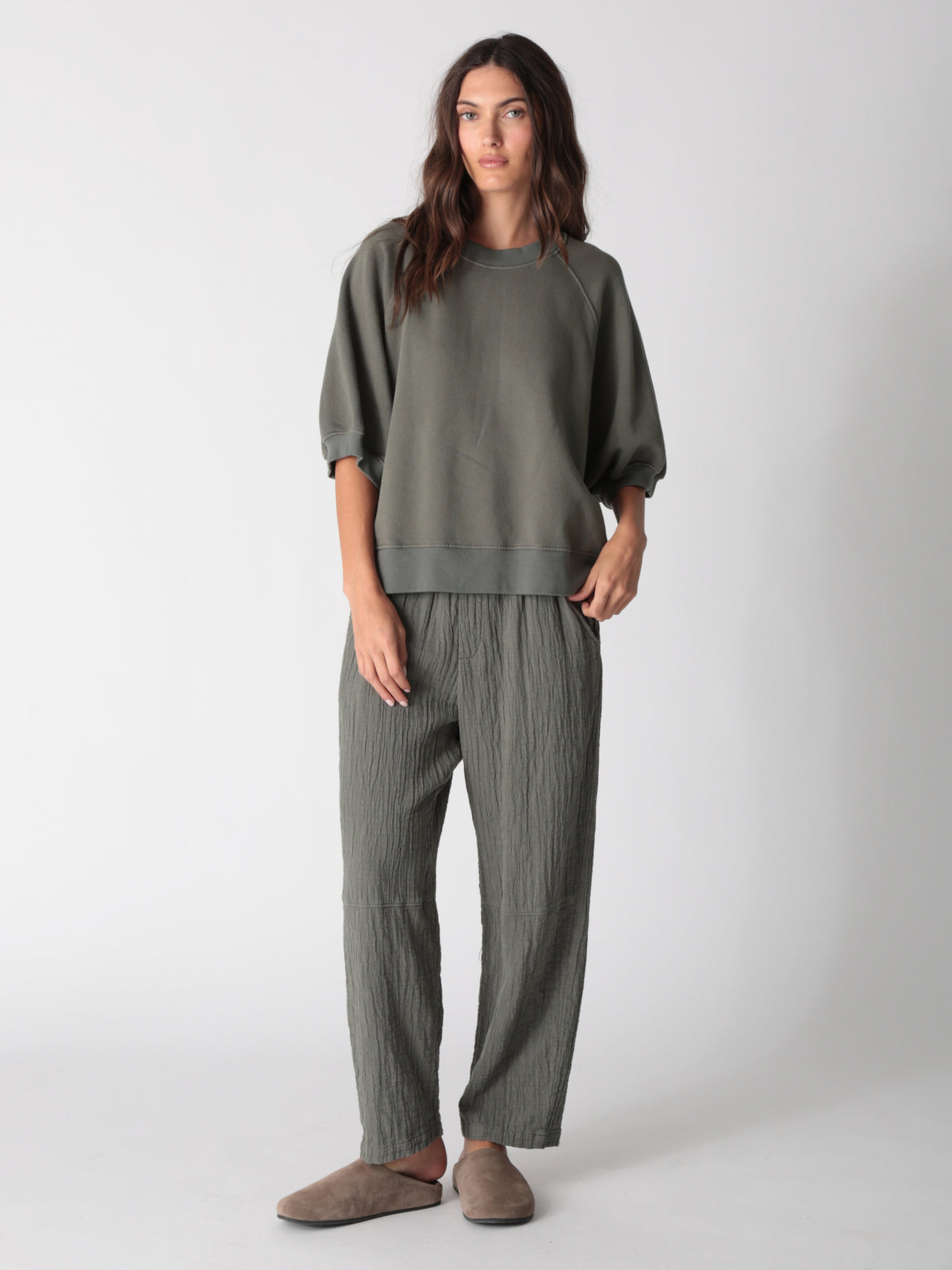 Kickback Gauze Pant - Moss