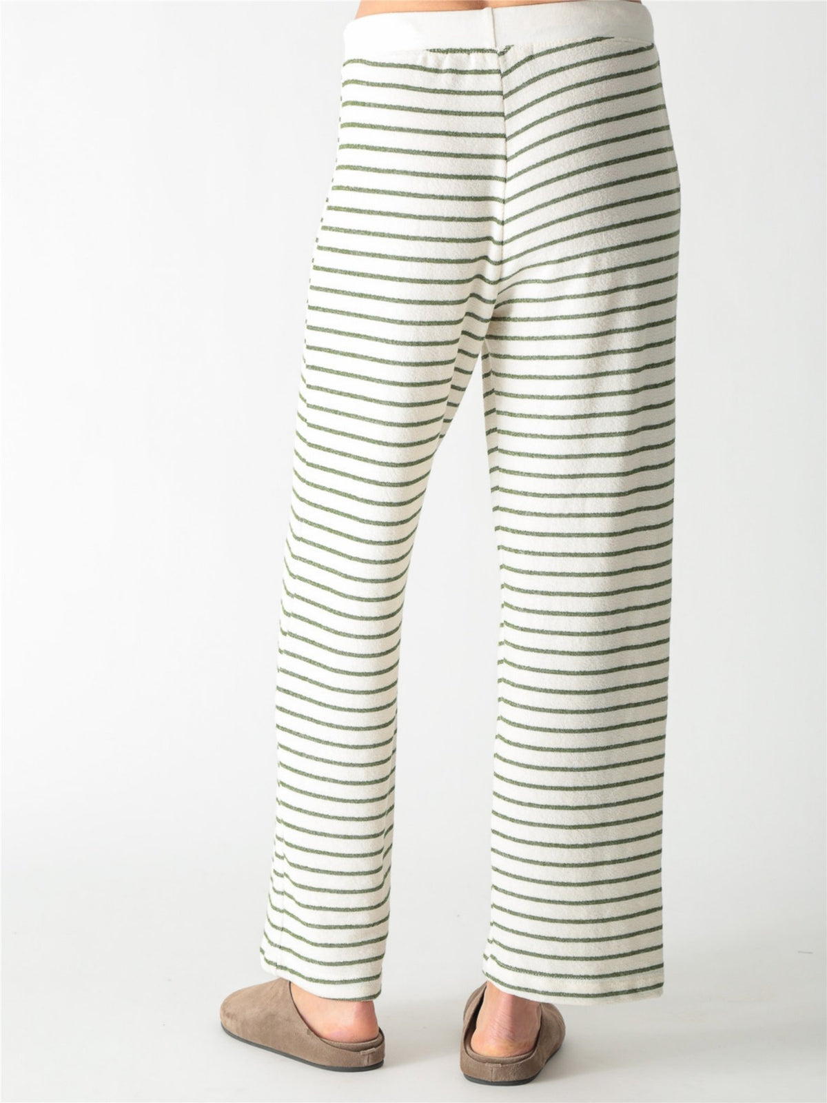 Haven Pant - Olive Stripe