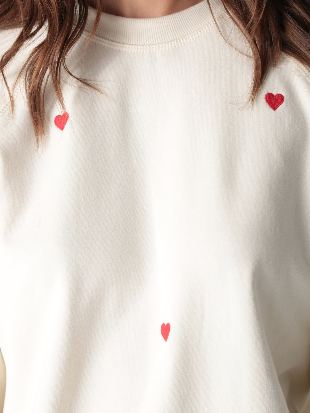 Ronan Pullover - Heart Embroidery