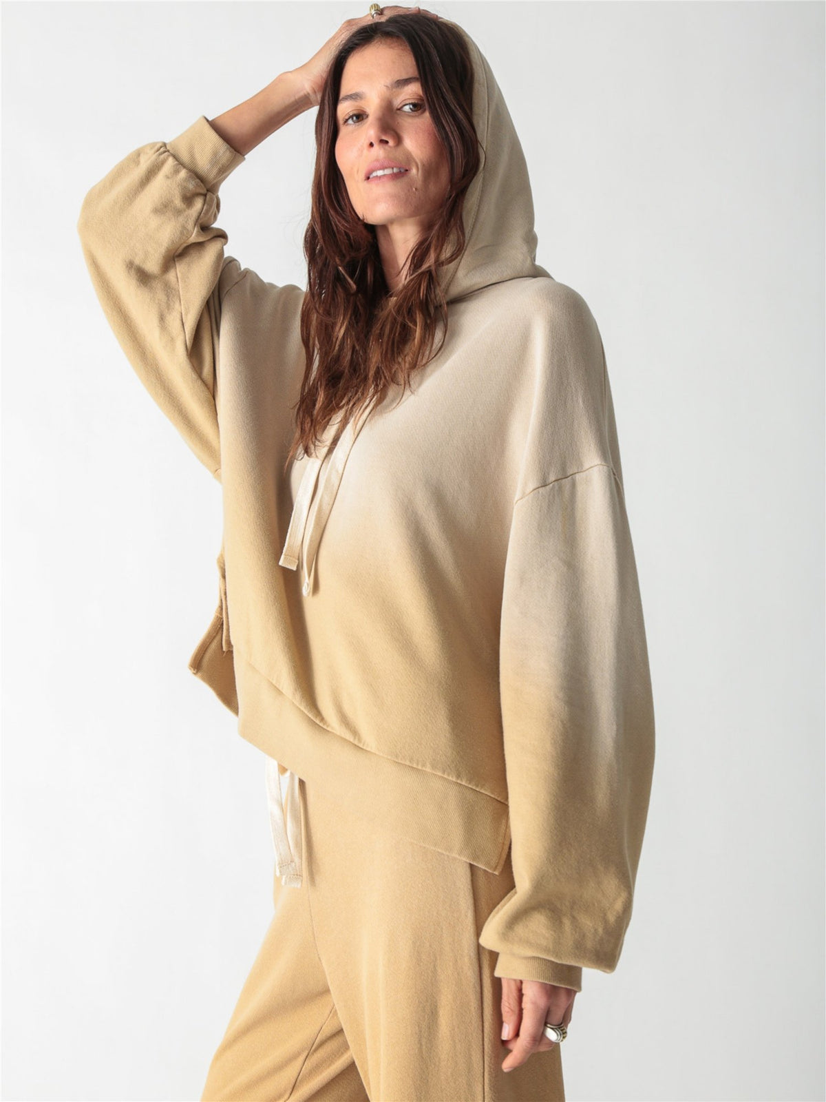 Rosen Hoodie - Tan Sunbleach